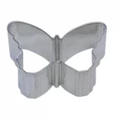 New 🧨 CybrTrayd 12-Piece Mini Butterfly Tinplated Steel Cookie Cutter & Recipe 🤩