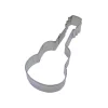 New 😍 CybrTrayd 12-Piece 4.5 In. Guitar Tinplated Steel Cookie Cutter & Recipe 💯