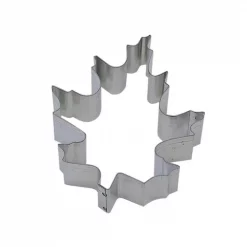 Best deal ✨ CybrTrayd 12-Piece 3.5 In. Oak Leaf Tinplated Steel Cookie Cutter And Recipe ❤️