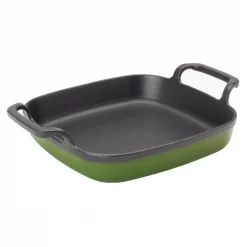 Wholesale 🧨 Bayou Classic 8 In. Enameled Cypress Green Baking Dish 💯