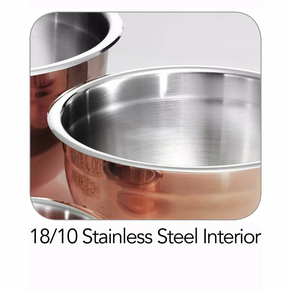 Flash Sale π Tramontina Limited Editions 1.5 Qt. Copper Clad Mixing Bowl π - Image 3