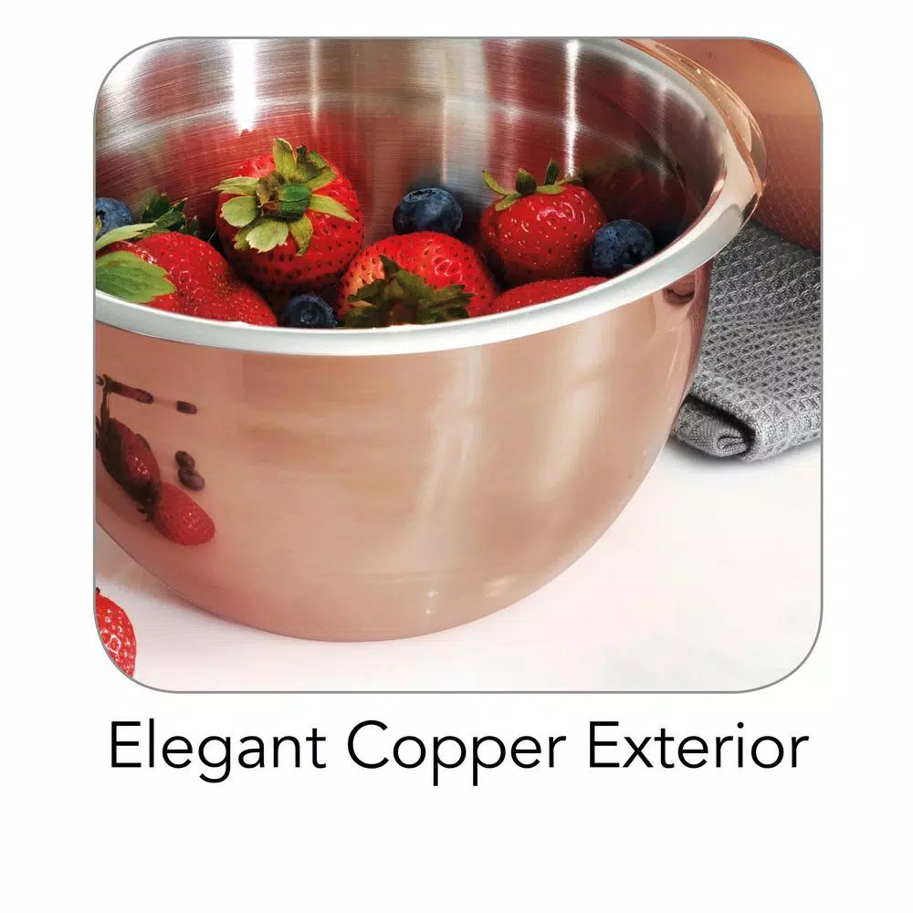 Flash Sale π Tramontina Limited Editions 1.5 Qt. Copper Clad Mixing Bowl π - Image 4