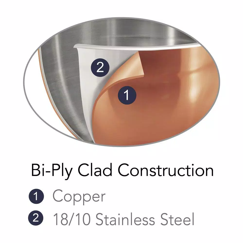 Flash Sale π Tramontina Limited Editions 1.5 Qt. Copper Clad Mixing Bowl π - Image 5