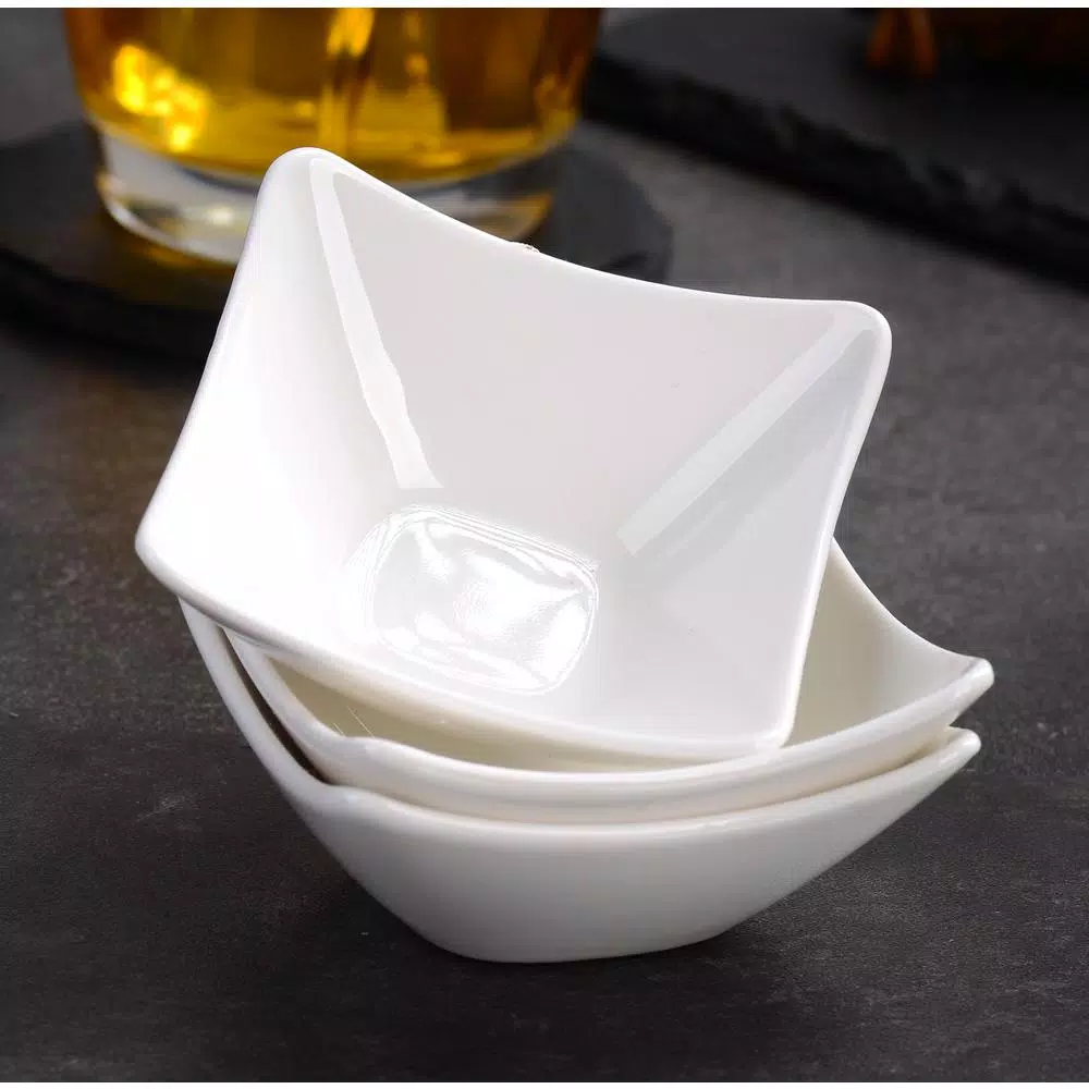 Promo β MALACASA 2.95-Inch Porcelain White Ramekins Set (Set Of 4) π - Image 3
