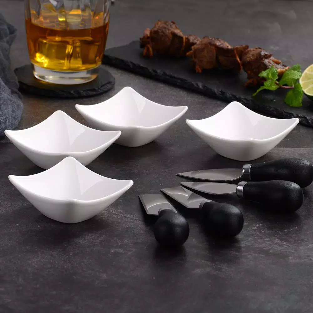 Promo β MALACASA 2.95-Inch Porcelain White Ramekins Set (Set Of 4) π - Image 4