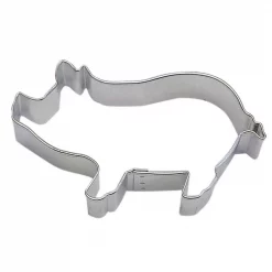 Hot Sale 👍 CybrTrayd 12-Piece 3.75 In. Pig Tinplated Steel Cookie Cutter And Cookie Recipe 😍