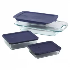 Brand new 🎁 Pyrex Bake And Store Easy Grab 6-Piece Bakeware Set 🎉
