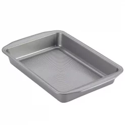 Outlet β€οΈ Circulon 9 In. X 13 In. Gray Bakeware Nonstick Rectangular Cake Pan β¨