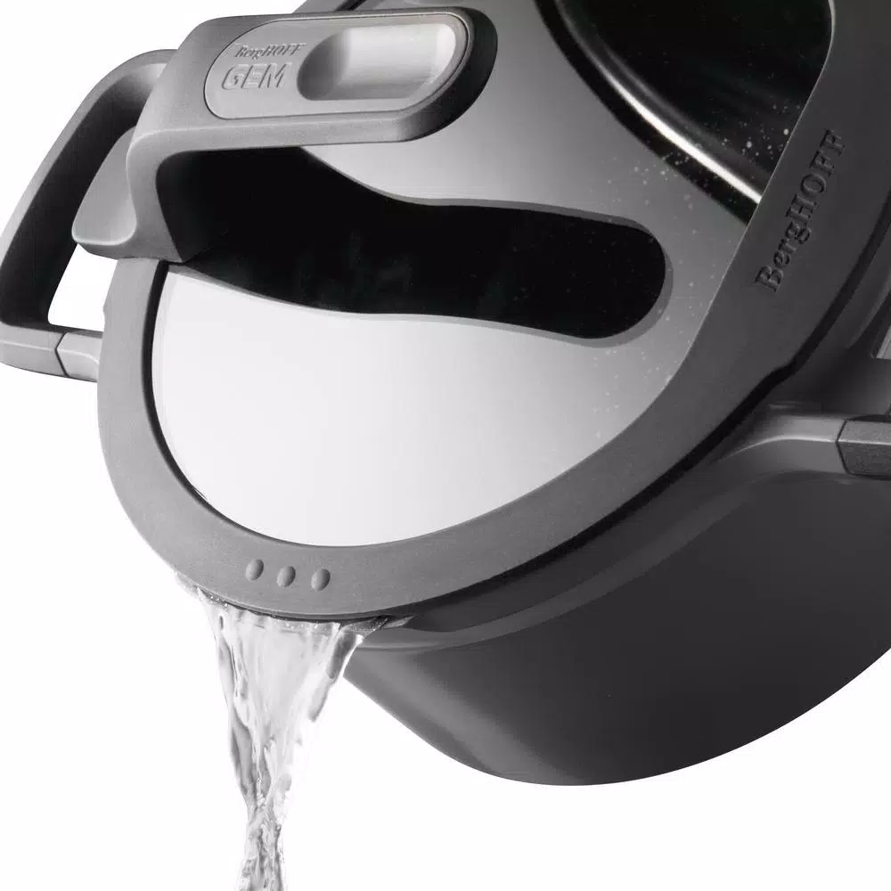 Cheap β BergHOFF GEM Stay Cool 1 Qt. Cast Aluminum Nonstick Casserole Dish In Gray With Glass Lid π - Image 2