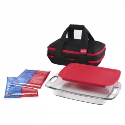 New π Pyrex Easy Grab 9-Piece Glass Bakeware And Storage Set π€©