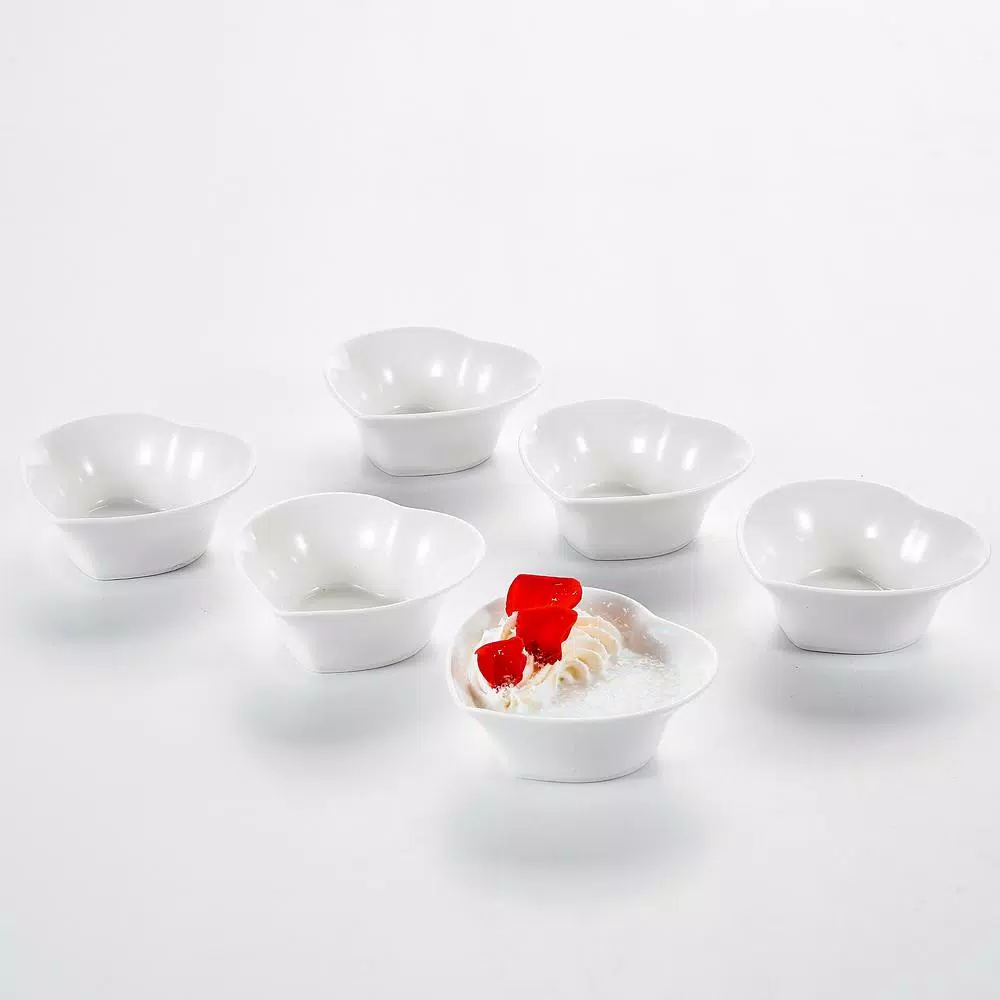 Brand new β€οΈ MALACASA 3.5 In. White Ceramic Ramekins Set For Souffle Dishes (Set Of 6) β - Image 2