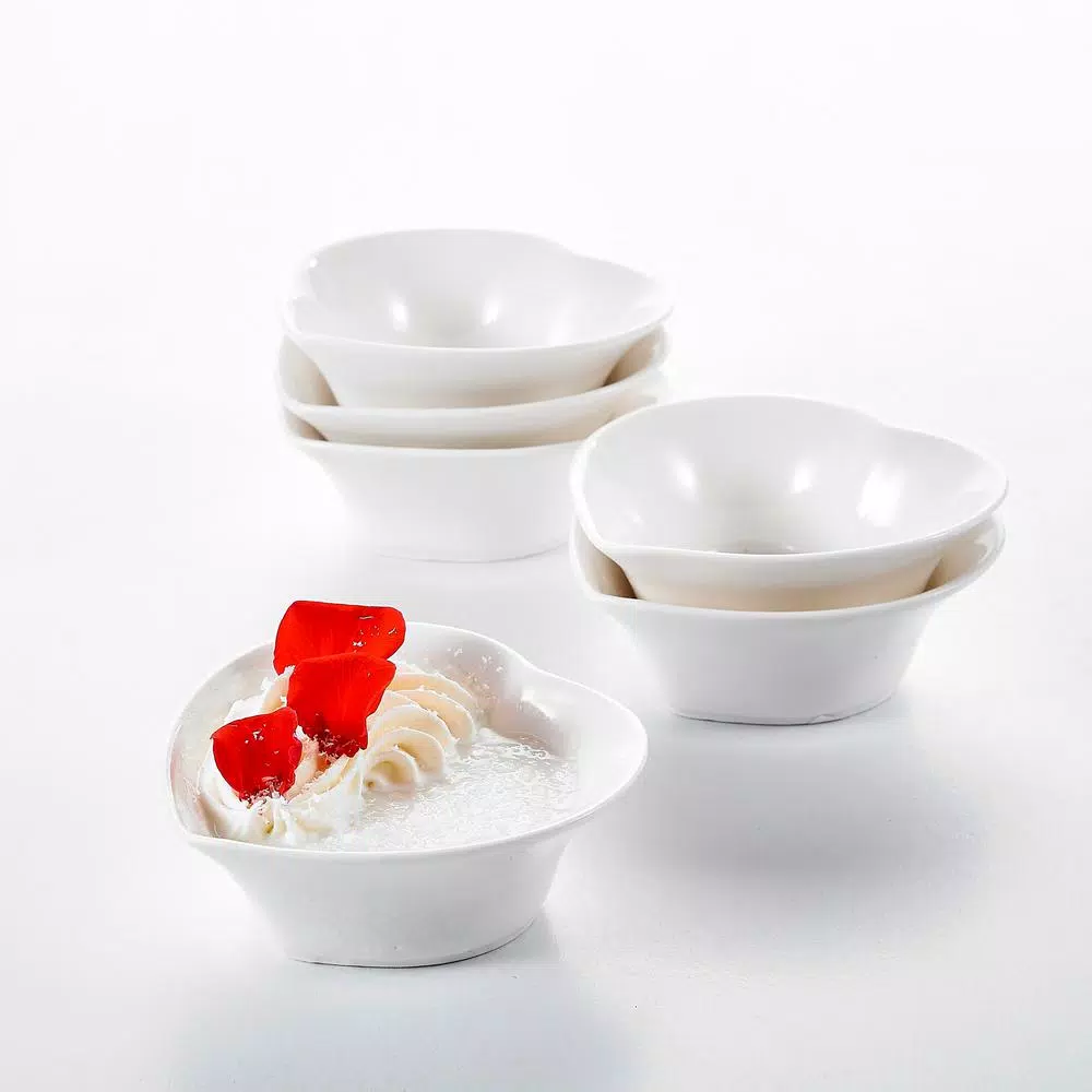 Brand new β€οΈ MALACASA 3.5 In. White Ceramic Ramekins Set For Souffle Dishes (Set Of 6) β - Image 4