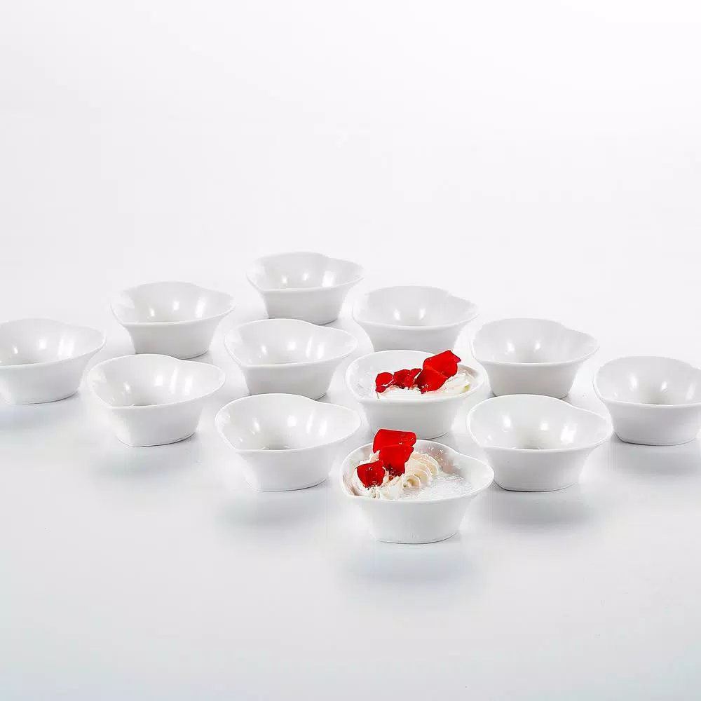 Brand new β€οΈ MALACASA 3.5 In. White Ceramic Ramekins Set For Souffle Dishes (Set Of 6) β - Image 5