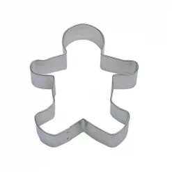 Best deal ❤️ CybrTrayd 12-Piece 5 In. Gingerbread Boy Tinplate Steel Cookie Cutter & Recipe 😀