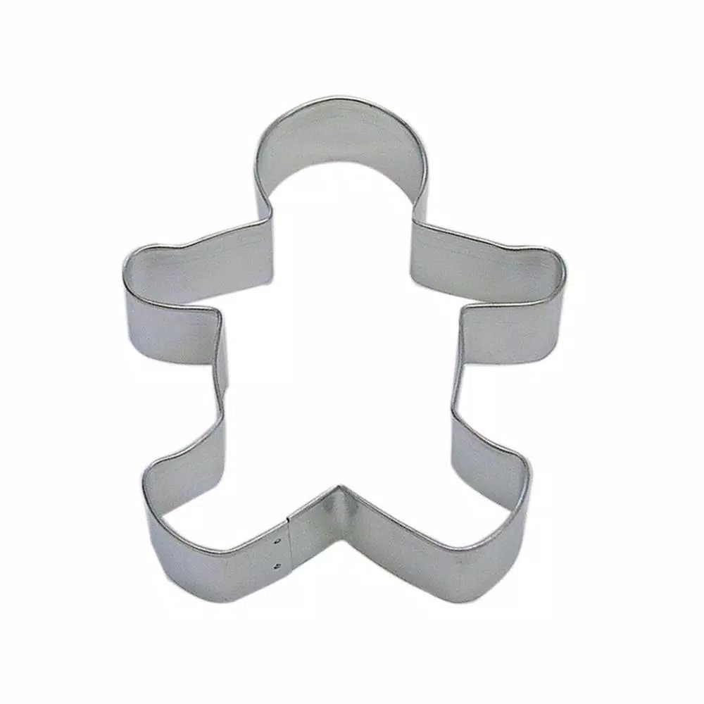 Best deal β€οΈ CybrTrayd 12-Piece 5 In. Gingerbread Boy Tinplate Steel Cookie Cutter & Recipe π