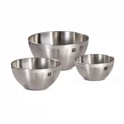 Top 10 🤩 Tramontina Gourmet 3-Piece Double Wall Stainless Steel Mixing Bowls 😍