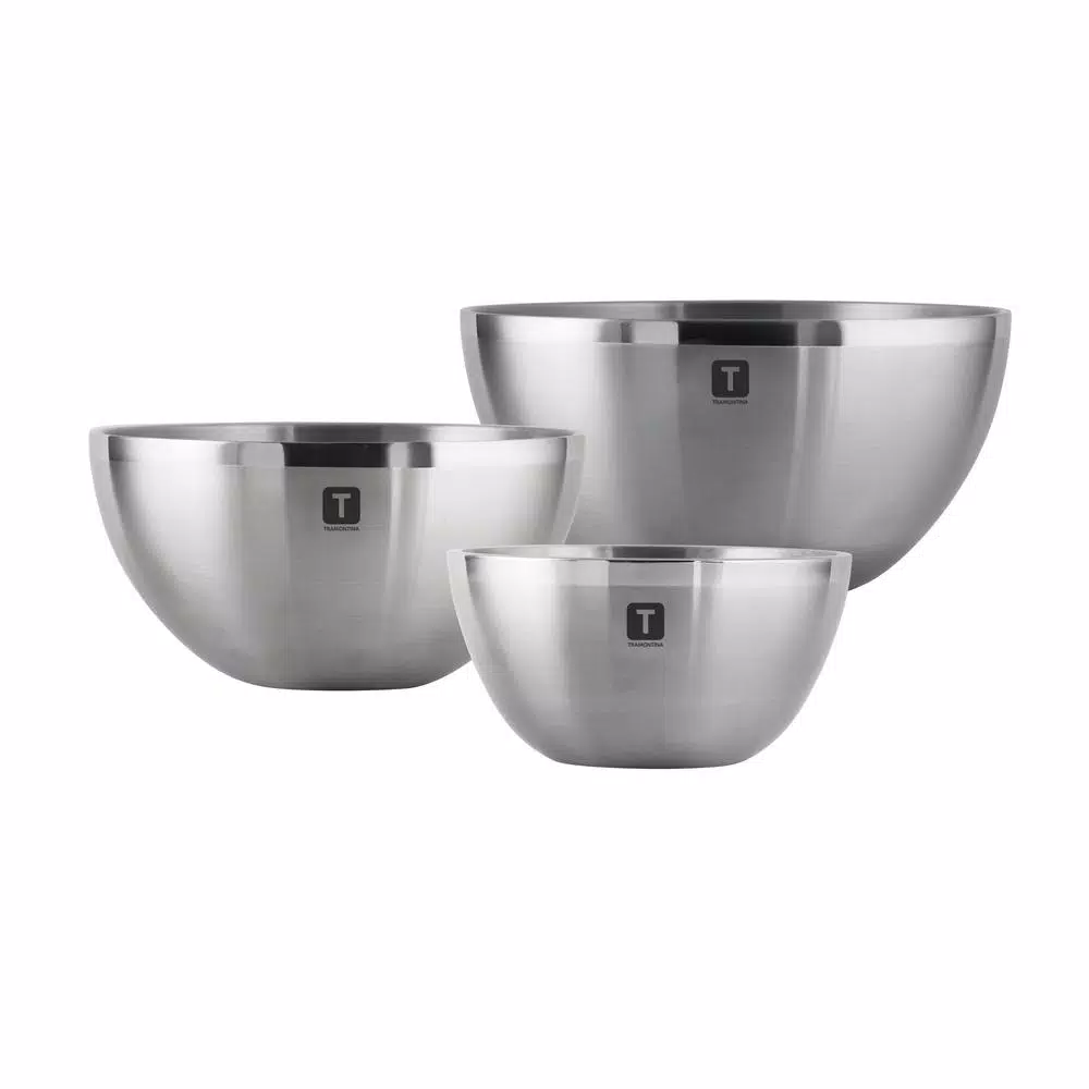 Top 10 π€© Tramontina Gourmet 3-Piece Double Wall Stainless Steel Mixing Bowls π - Image 2