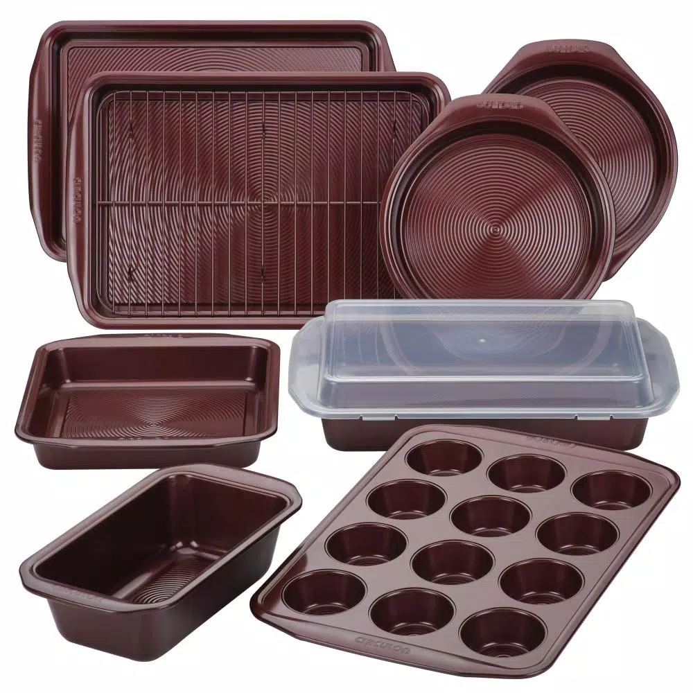 Best Sale π Circulon Nonstick Bakeware 10-Piece Merlot Bakeware Set π§¨