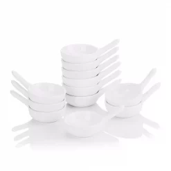 Deals 🔥 MALACASA 3.75 In. White Porcelain Ramekins Serving Dishes Set (Set Of 12) 🤩