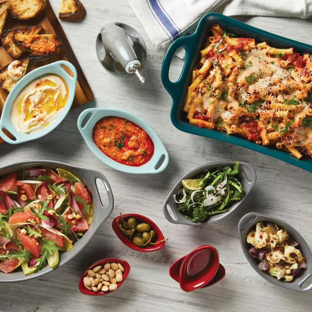 Coupon β¨ Rachael Ray 2.5 Qt. Gray Ceramics Oval Baker π - Image 4