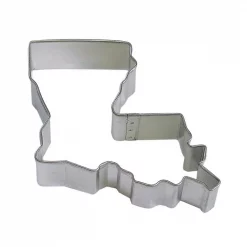 Flash Sale 😉 CybrTrayd 12-Piece Louisiana State Tinplated Steel Cookie Cutter & Recipe 👍