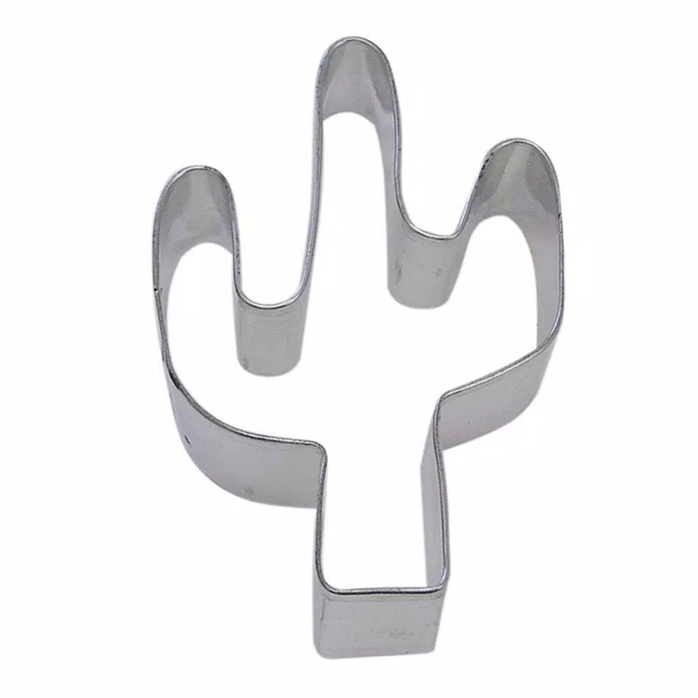 New π CybrTrayd 12-Piece 4 In. Cactus Tinplated Steel Cookie Cutter & Cookie Recipe π§¨