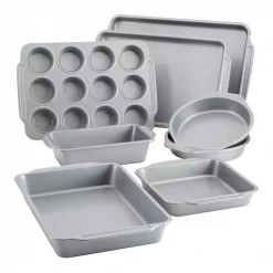 Budget π― Farberware 8-Piece Gray Nonstick Bakeware Set π₯°