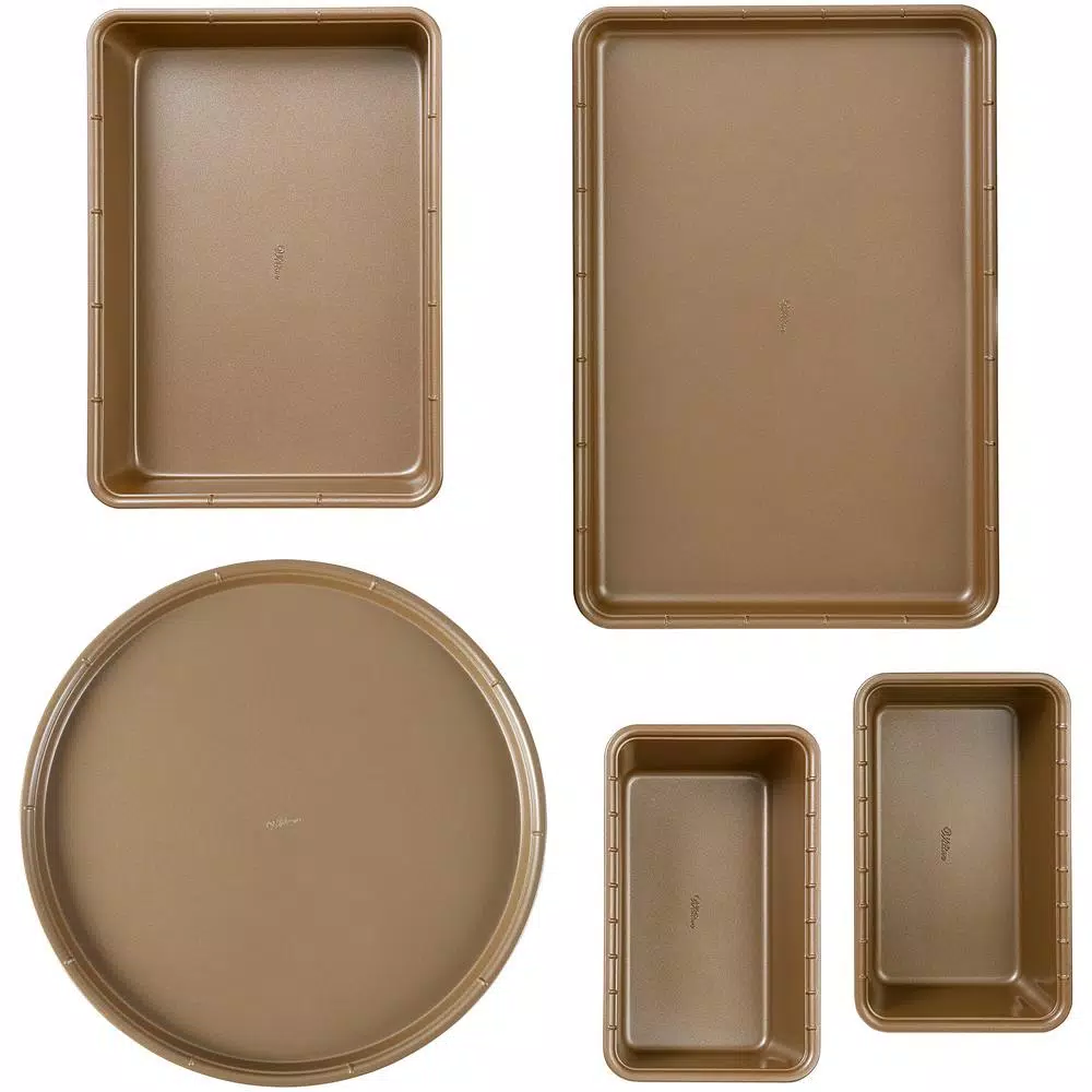 Best deal π€© Wilton Ceramic-Coated 5-Piece Non-Stick Bakeware Set π―