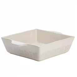 Outlet β€οΈ Ayesha Curry Home Collection 8 In. X 8 In. French Vanilla Ceramic Square Baker π
