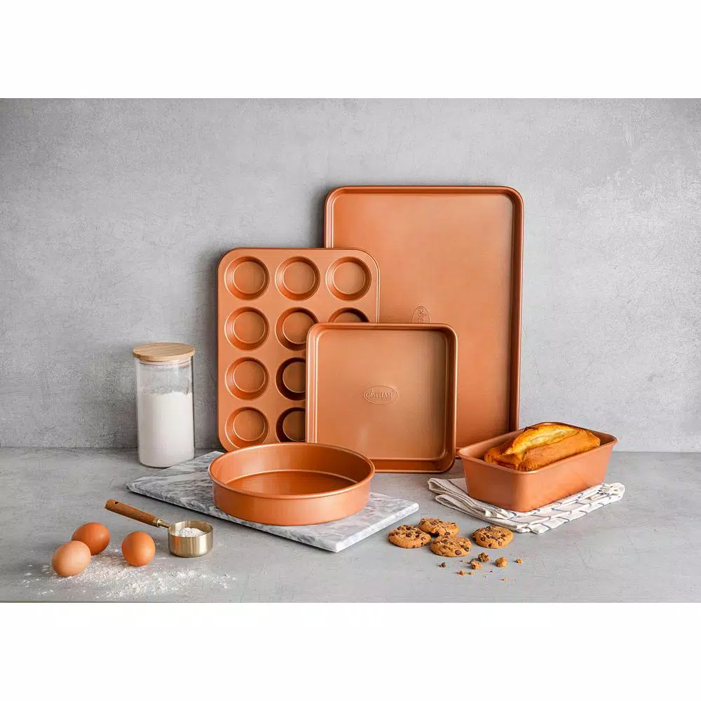 Deals βοΈ Gotham Steel 5-Piece Copper Non-Stick Ti-Ceramic Ultimate Bakeware Set π€© - Image 2