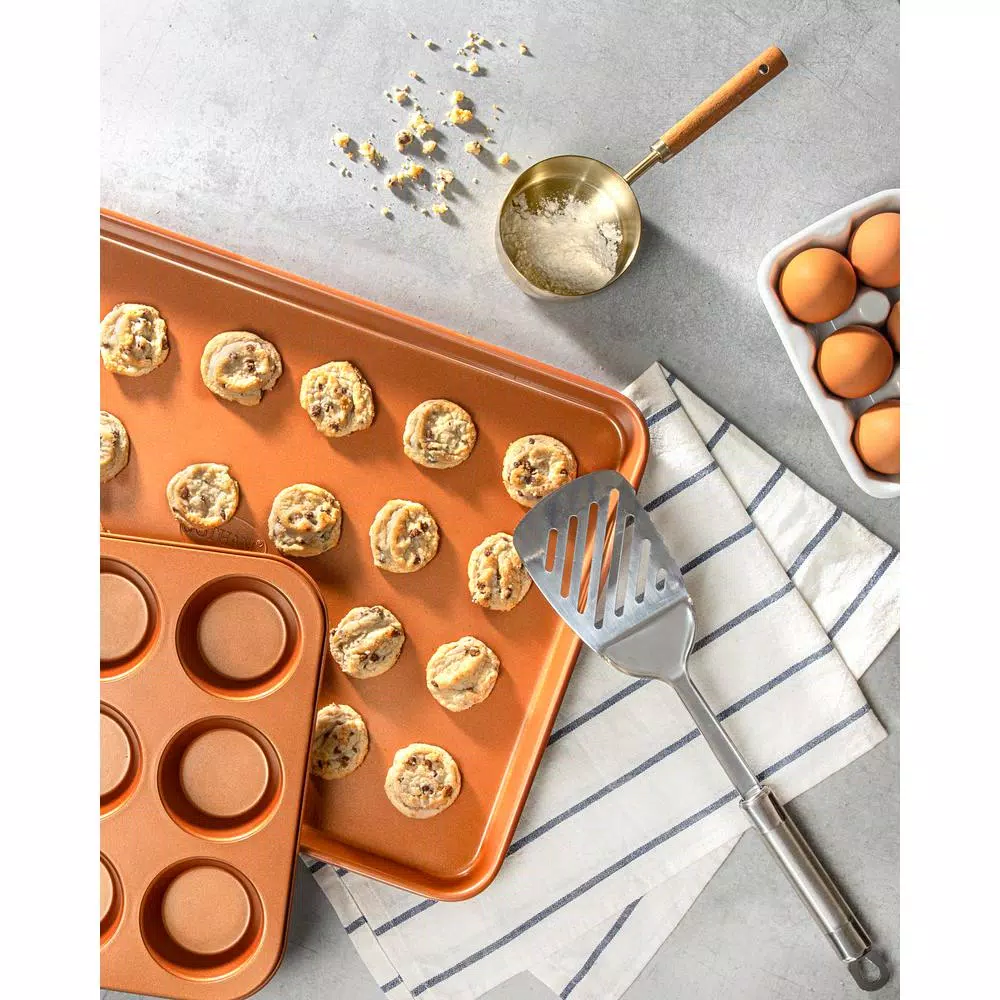 Deals βοΈ Gotham Steel 5-Piece Copper Non-Stick Ti-Ceramic Ultimate Bakeware Set π€© - Image 3