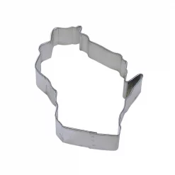 Flash Sale 💯 CybrTrayd 12-Piece Wisconsin State Tinplated Steel Cookie Cutter & Recipe 😍