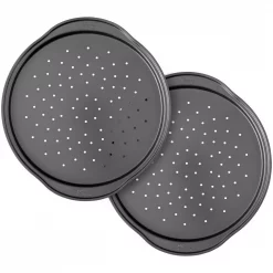 Discount π Wilton Perfect Results Non-Stick 14 In. Pizza Crisper Pan (Set Of 2) β€οΈ