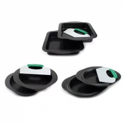 Best reviews of 🎁 BergHOFF Perfect Slice 9-Piece Baking Pan Set With Cutting Tools 👏