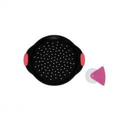 Deals ✔️ Classic Cuisine 13 In. 2-Piece Pizza Pan And Cutter Set 🎁