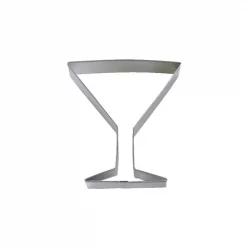 Deals ✔️ CybrTrayd 12-Piece 4 In. Martini Glass Tinplated Steel Cookie Cutter & Recipe ✨