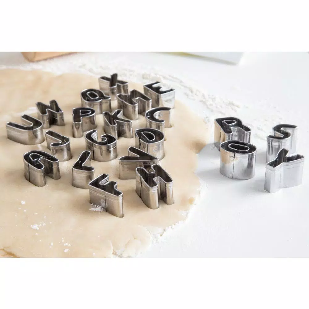 Best Sale π Fox Run Alphabet Cookie Cutter Set 26-Piece π - Image 2