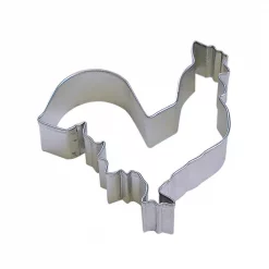 Best reviews of ✔️ CybrTrayd 12-Piece 4 In. Rooster Tinplated Steel Cookie Cutter & Cookie Recipe 🥰