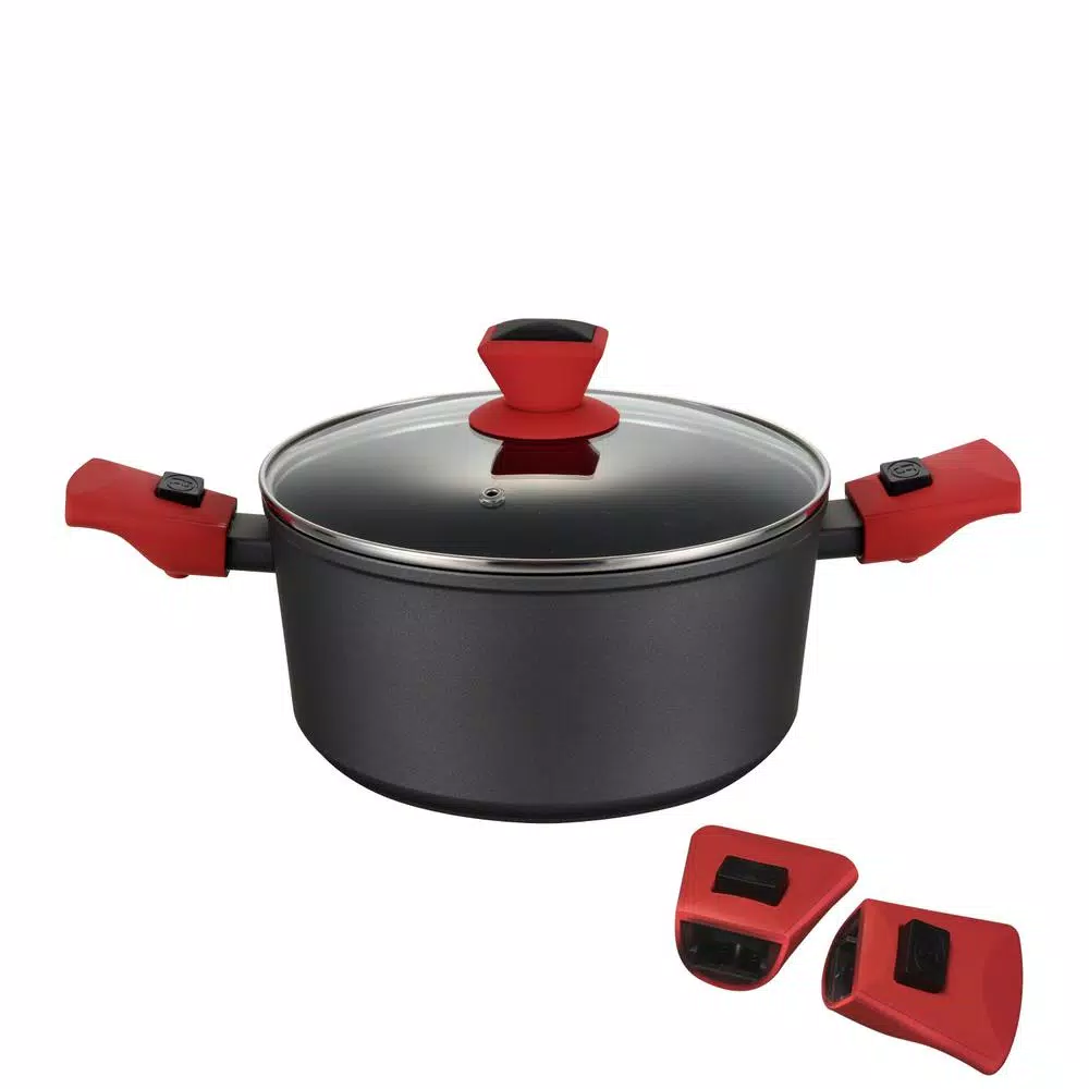 Buy 😍 AMERCOOK 8.7 In. Round 3I Casserole Pan And Glass Lid With Detachable Handle 🌟 - Image 4