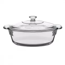 Deals 🎁 Libbey Baker’s Premium 2 Qt. Glass Casserole With Cover ❤️
