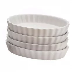 Deals 💯 BonJour Creme Brulee Oval Porcelain Ramekin (4-Pack) 🧨