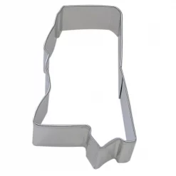 Wholesale 🎁 CybrTrayd 12-Piece Mississippi State Tinplated Steel Cookie Cutter & Recipe 🔔