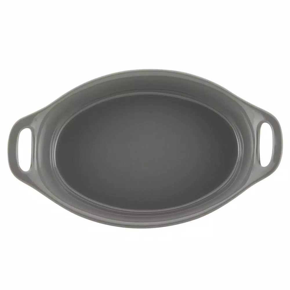 Buy π Rachael Ray 1.5 Qt. Gray Ceramics Oval Baker π - Image 2