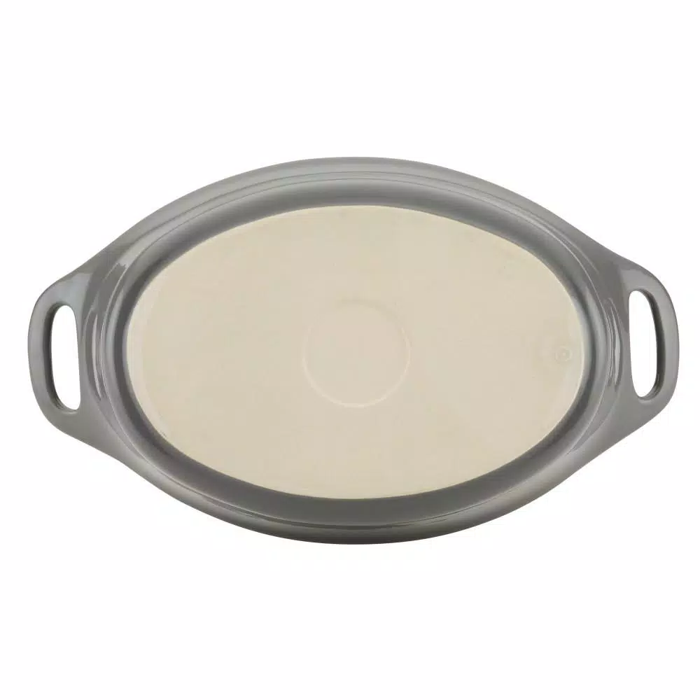 Buy π Rachael Ray 1.5 Qt. Gray Ceramics Oval Baker π - Image 3