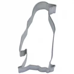 Coupon 🌟 CybrTrayd 12-Piece 3 In. Penguin Tinplated Steel Cookie Cutter & Cookie Recipe 🧨