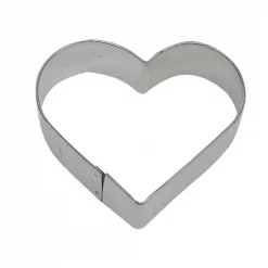 Coupon ✨ CybrTrayd 12-Piece Heart 3.25 In. Tinplated Steel Cookie Cutter & Recipe 😉