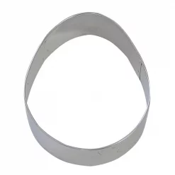 Coupon 🔔 CybrTrayd 12-Piece 4 In. Easter Egg Tinplated Steel Cookie Cutter & Recipe 🥰