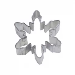 Deals 🔔 CybrTrayd 12-Piece 2.25 In. Snowflake Tinplated Steel Cookie Cutter & Recipe 🤩