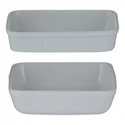 Promo π€© Mason Cash Classic 2-Piece White Bakeware Set π