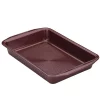 Outlet 🔔 Circulon 9 In. X 13 In. Bakeware In Merlot Nonstick Rectangular Cake Pan 🌟